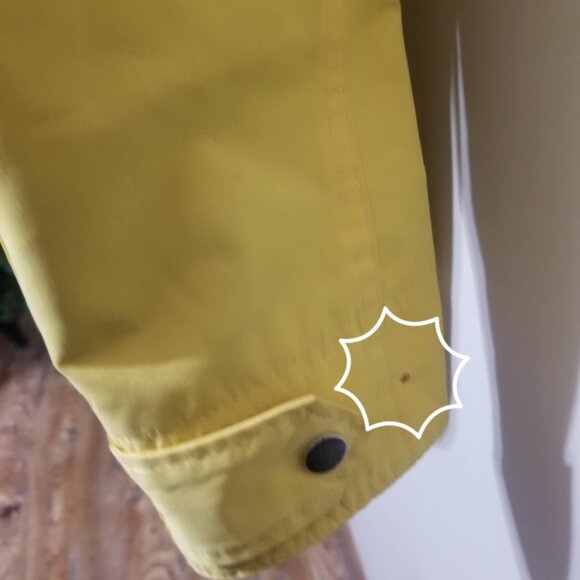 Cleo Jacket Medium Yellow Modern Outerwear Sporty Activewear Hood - Picture 8 of 8